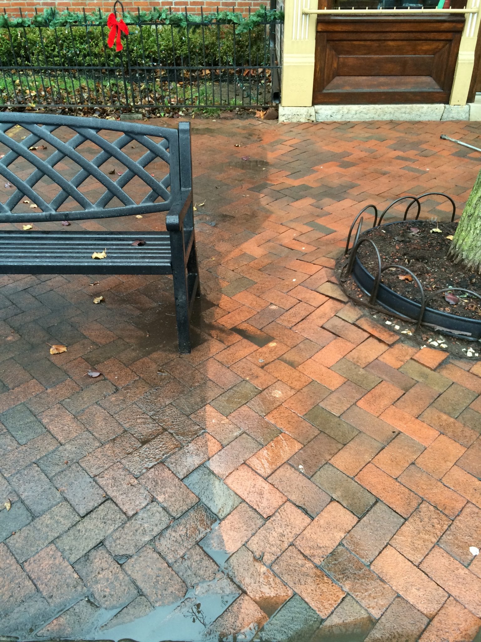 Pressure Washing a Brick Walkway h2oTEKS Ltd