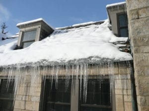 Gutter cleaning helps prevant ice dams.