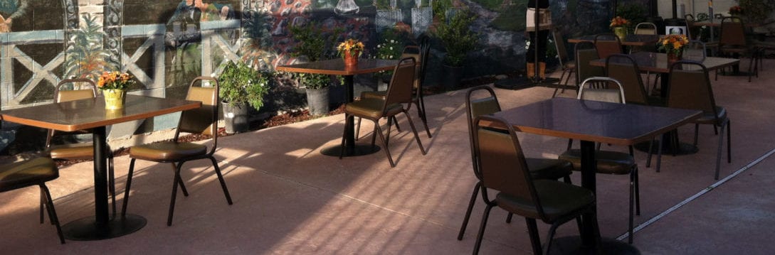 Restaurant Patio Cleaning
