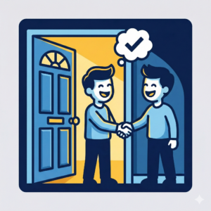 Confidence when people come over