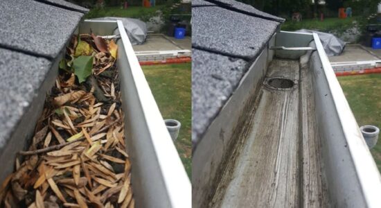 Gutter cleaning, especially in the fall is a necessity. With leaves joining the general debris, the chances of a clogged gutters increase greatly. Blocked gutters will not allow water to quickly and safety drain away form the house. During winter, they will freeze over, causing dangerous ice dams and the sheer weight can pull gutters from off the house. Clogged gutters are a serious problem for any homeowner. If you suspect a similar problem require gutter cleaning assistance, then h2oTeks is just a click away. #cleangutters #fallseason #guttercleaning #cloggedgutters You can reach us at: (724) 909-0173. For more information, feel free to visit our website: www.h2oteks.com.